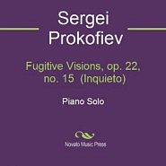 Sergei Prokofiev - Visions fugitives op. 22 No.15 Inquieto Noten für Piano