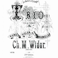 Charles-Marie Widor - Piano Trio in B-flat Major, Op. 19: I. Allegro Noten für Piano