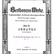 Ludwig van Beethoven - Piano Sonata Op. 2, No. 2, I. Allegro vivace Noten für Piano