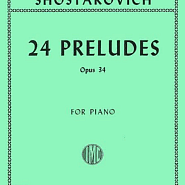 Dmitri Shostakovich - Prelude in A minor, op.34 No. 2 Noten für Piano