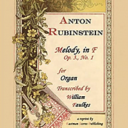Anton Rubinstein - 2 Melodies, Op. 3: No.1 Melodie in F major (Moderato assai ) Noten für Piano