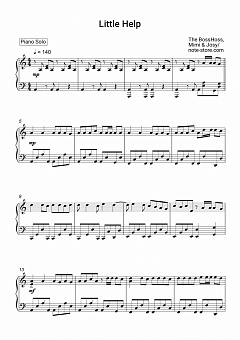 The Bosshoss Mimi Josy Little Help Noten Fur Piano Downloaden