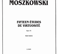Moritz Moszkowski - 15 Etudes de Virtuosite, Op.72: No.7 Allegro energico Noten für Piano