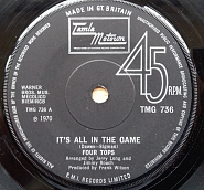 The Four Tops - It's All In The Game Noten für Piano