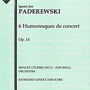 Ignacy Jan Paderewski - 6 Humoresques de concert, Op.14: No.1 Minuet in G major Noten für Piano