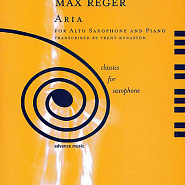 Max Reger - Aria, Op. 103a: No. 3 Noten für Piano