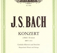 Johann Sebastian Bach - Concerto No. 1 in D minor, BWV 1052 part 1. Allegro Noten für Piano
