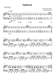 Noten, Akkorde Ludovico Einaudi - Nightbook