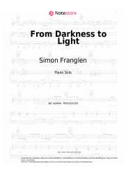 Noten, Akkorde Simon Franglen - From Darkness to Light