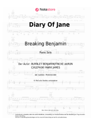 Noten, Akkorde Breaking Benjamin - Diary Of Jane