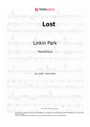 Noten, Akkorde Linkin Park - Lost