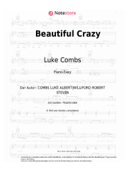 Noten, Akkorde Luke Combs - Beautiful Crazy