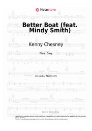 Noten, Akkorde Kenny Chesney - Better Boat (feat. Mindy Smith)