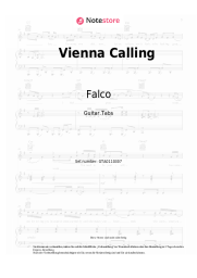 Noten, Akkorde Falco - Vienna Calling