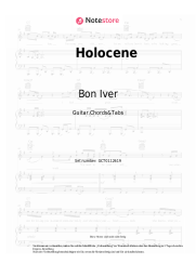 undefined Bon Iver - Holocene