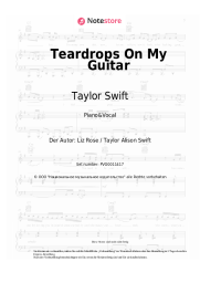 undefined Taylor Swift - Teardrops On My Guitar