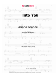 Noten, Akkorde Ariana Grande - Into You
