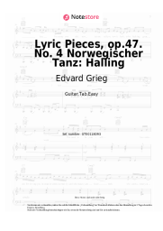 undefined Edvard Grieg - Lyric Pieces, op.47. No. 4 Norwegischer Tanz: Halling