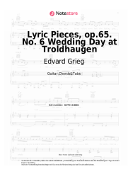 undefined Edvard Grieg - Lyric Pieces, op.65. No. 6 Wedding Day at Troldhaugen