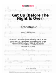 Noten, Akkorde Technotronic - Get Up (Before The Night Is Over)