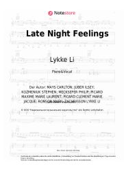 undefined Mark Ronson, Lykke Li - Late Night Feelings