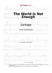 undefined Garbage - The World Is Not Enough