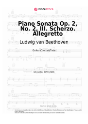 undefined Ludwig van Beethoven - Piano Sonata Op. 2, No. 2, III. Scherzo. Allegretto