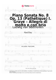 undefined Ludwig van Beethoven - Piano Sonata No. 8 Op. 13 (Pathétique) I. Grave – Allegro di molto e con brio