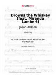 Noten, Akkorde Jason Aldean - Drowns the Whiskey (feat. Miranda Lambert)