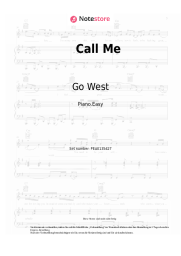 Noten, Akkorde Go West - Call Me