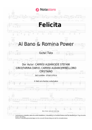 Noten, Akkorde Al Bano & Romina Power - Felicita