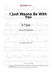 undefined E-Type - I Just Wanna Be With You