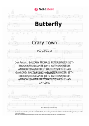 Noten, Akkorde Crazy Town - Butterfly