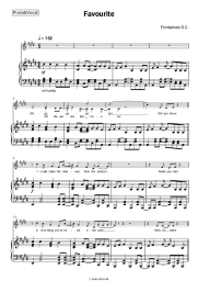 Noten, Akkorde Fontaines D.C. - Favourite