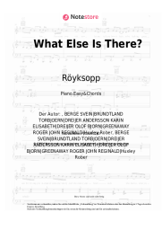 undefined Röyksopp - What Else Is There?