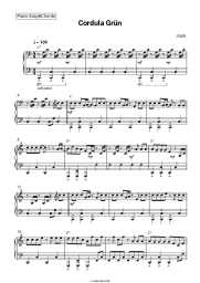 Noten, Akkorde Josh. - Cordula Grün