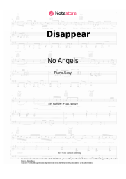 Noten, Akkorde No Angels - Disappear