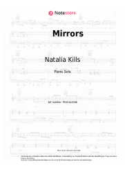 Noten, Akkorde Natalia Kills - Mirrors