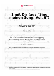 Noten, Akkorde Alvaro Soler - 1 mit Dir (aus Sing meinen Song, Vol. 6)