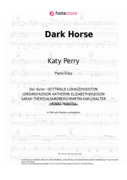 Noten, Akkorde Katy Perry - Dark Horse