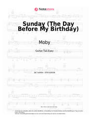 undefined Moby - Sunday (The Day Before My Birthday)