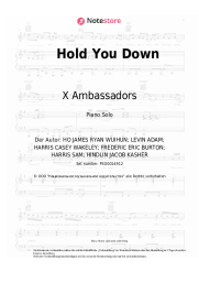 undefined X Ambassadors - Hold You Down