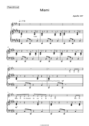 Noten, Akkorde Apache 207 - Miami