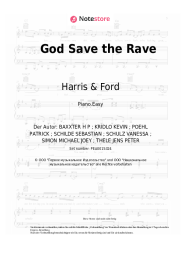 Noten, Akkorde Scooter, Harris & Ford - God Save the Rave