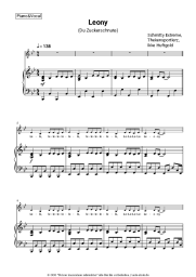 Noten, Akkorde Schmitty Extreme, Thekensportlerz, Ikke Huftgold - Leony (Du Zuckerschnute)