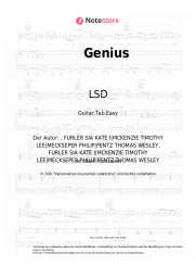 Noten, Akkorde LSD - Genius