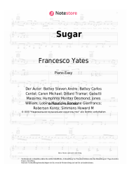 Noten, Akkorde Robin Schulz, Francesco Yates - Sugar