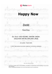 Noten, Akkorde Zedd, Elley Duhe - Happy Now