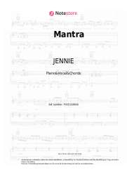 undefined JENNIE - Mantra