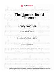 Noten, Akkorde Monty Norman - The James Bond Theme